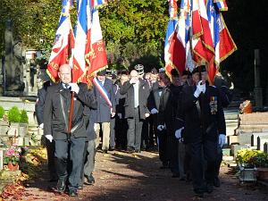 01.11.2012 CIMETIERE DE CAEN 03 Arrivee des autorites civiles et militaires